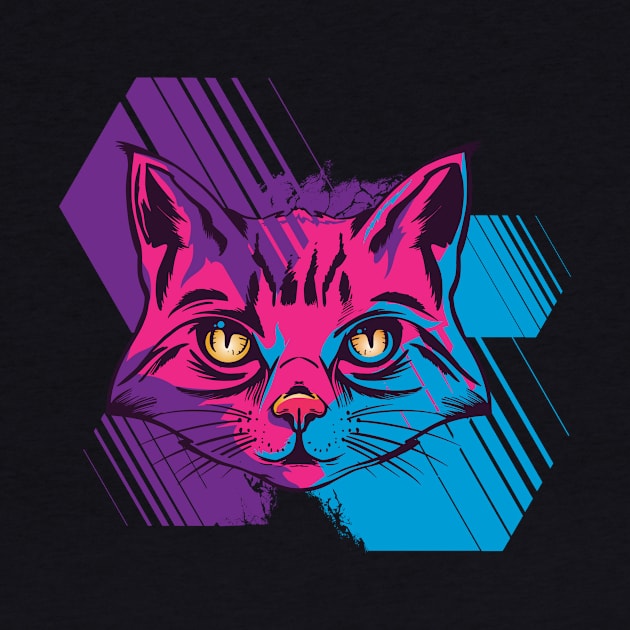 Trippy Kitty by Urban_Vintage